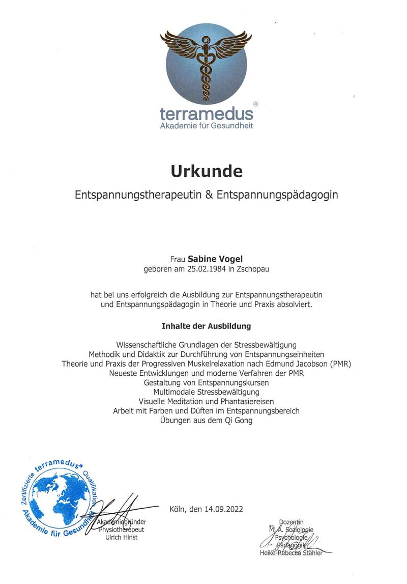 Entspannungspädagogin